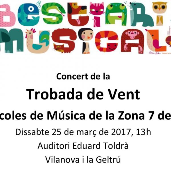 Trobada de vent de les escoles de música de la zona 7 ACEM