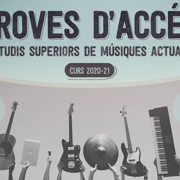 Inscripcions obertes per a les proves d’accés de l’Escola Superior de Música Jam Session