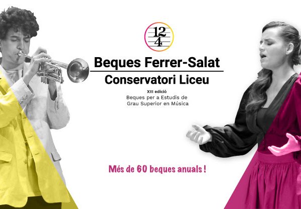 XIIIª edició Beques Ferrer-Salat (Liceu)