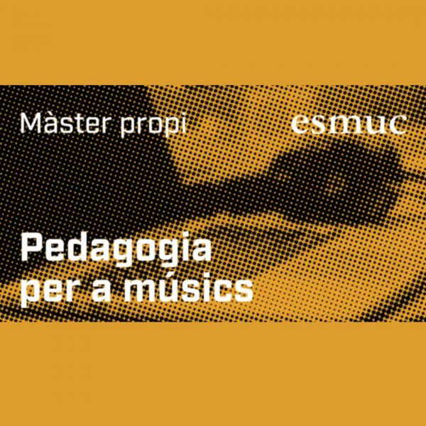 L’ESMUC llença el Màster en pedagogia musical