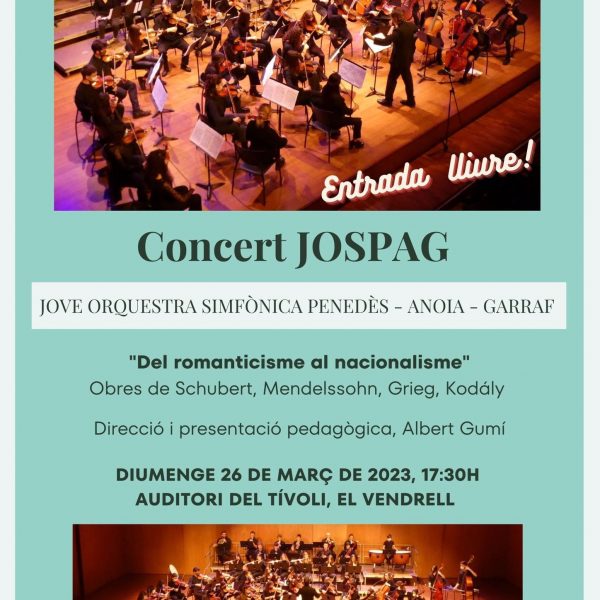 Trobada de la Jove Orquestra Simfònica Penedès-Garraf-Anoia de la Zona 7