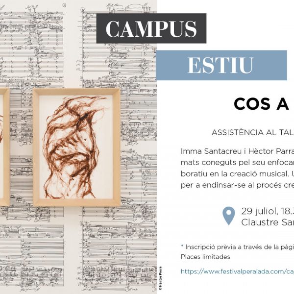 Taller-Concert “Cos a Cos” d’Imma Santacreu i Hèctor Parra