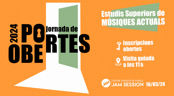 El Centre Superior de Música Jam Session organitza la Jornada de Portes Obertes 2024