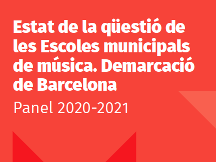 Publicació de l’article  “Estat de la qüestió de les Escoles municipals de música. Demarcació de Barcelona”