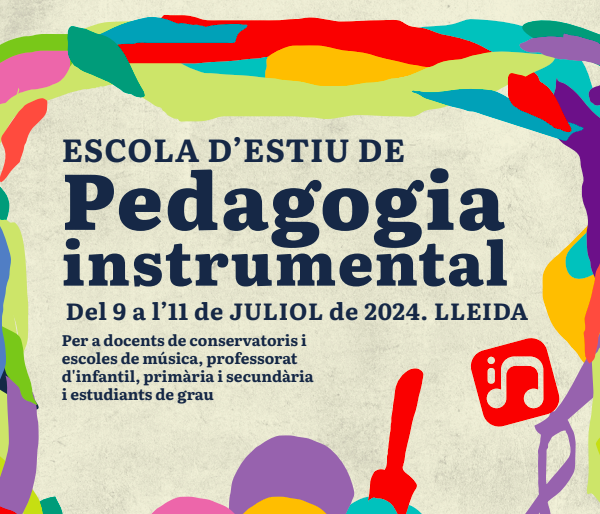 2ª escola d’estiu de pedagogia instrumental – descompte per socis ACEM